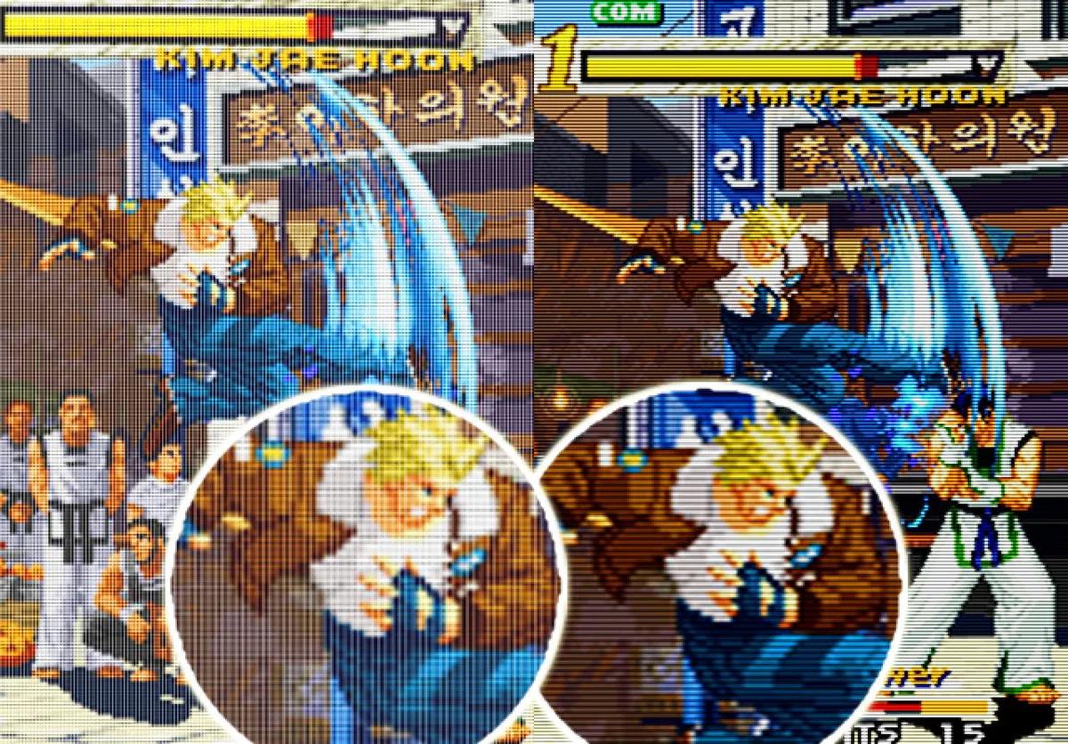 neogeo_rgb_mod_000 left site: verticallines, right site: OK!