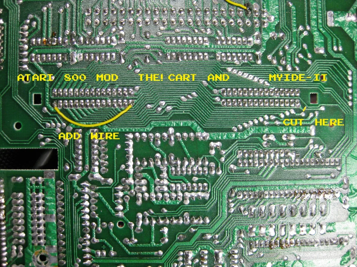 atari 800 solder side fix