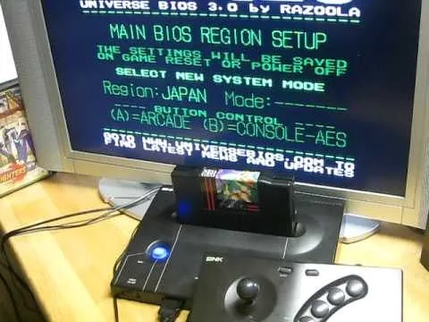Videovorschau: NeoGeo AES switchless MOD