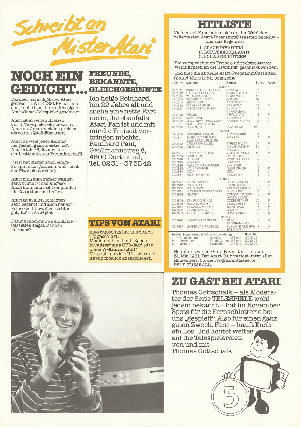 Atari Club Magazin 2/81