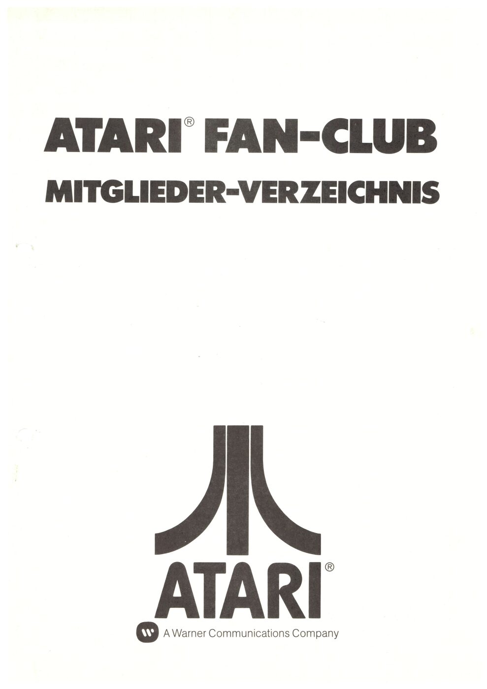 Fan-Club-Verzeichnis Cover