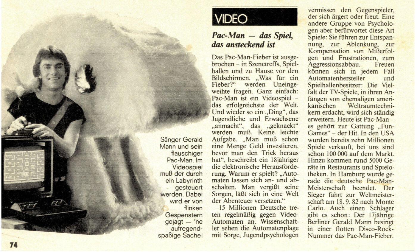 Zeitungsartikel: Pac-Man Fieber
