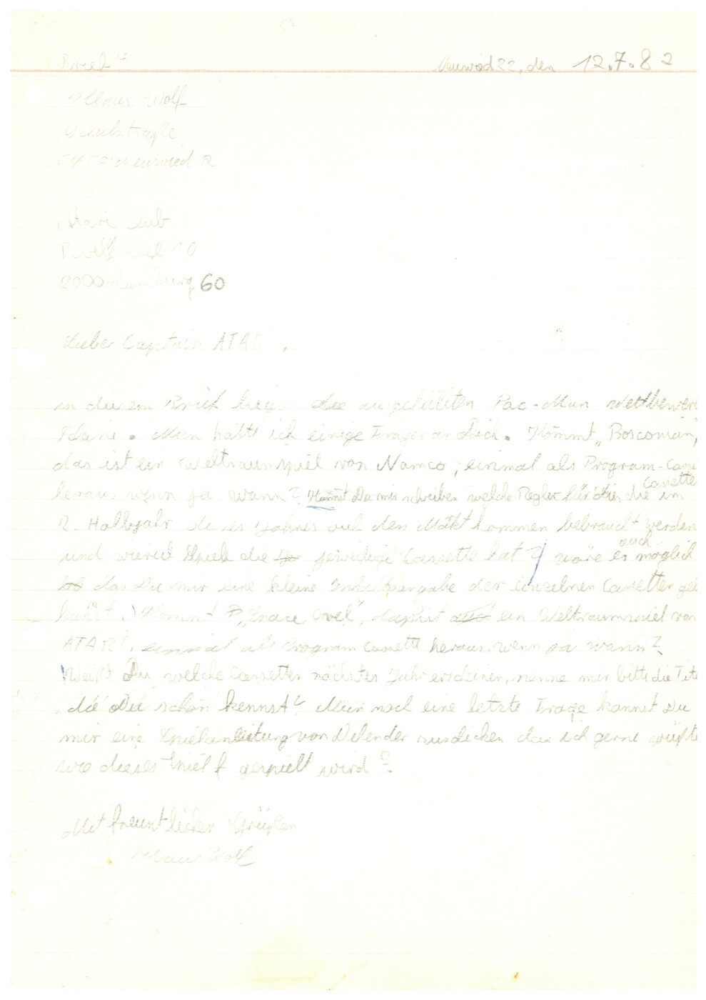 12. Juli 1982