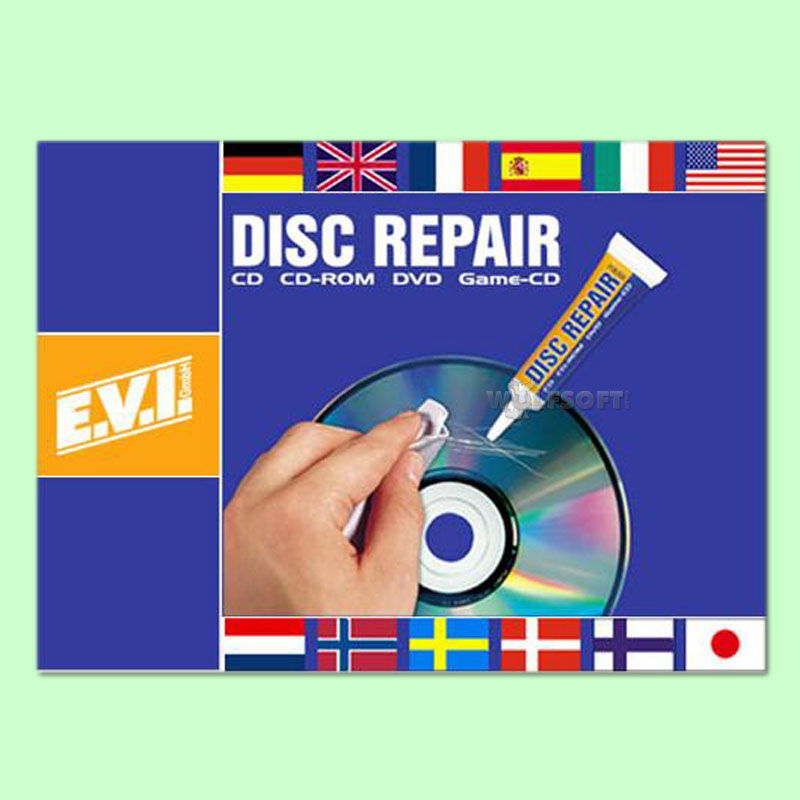 Disc Repair Kit Polierpaste incl. Schleifpapier