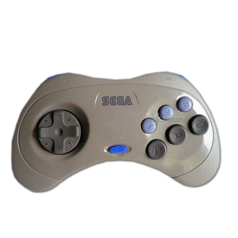 Saturn Controller grey (Orginal Sega) 6 Button HSS-0101