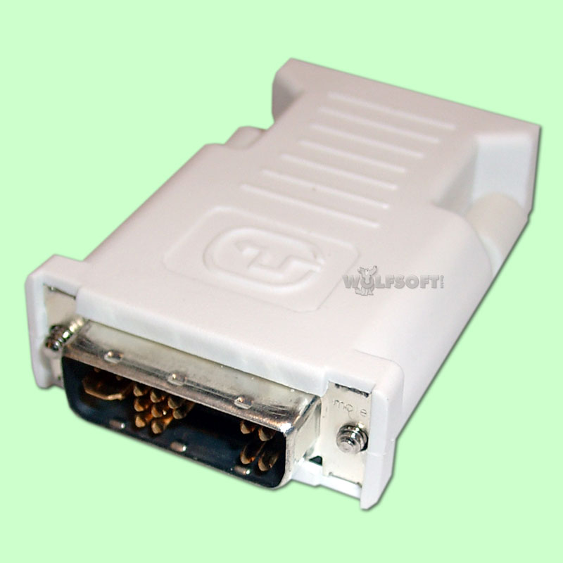 VGA DVI-I Adapter, ( HD15 weiblich auf 24+5 männlich)