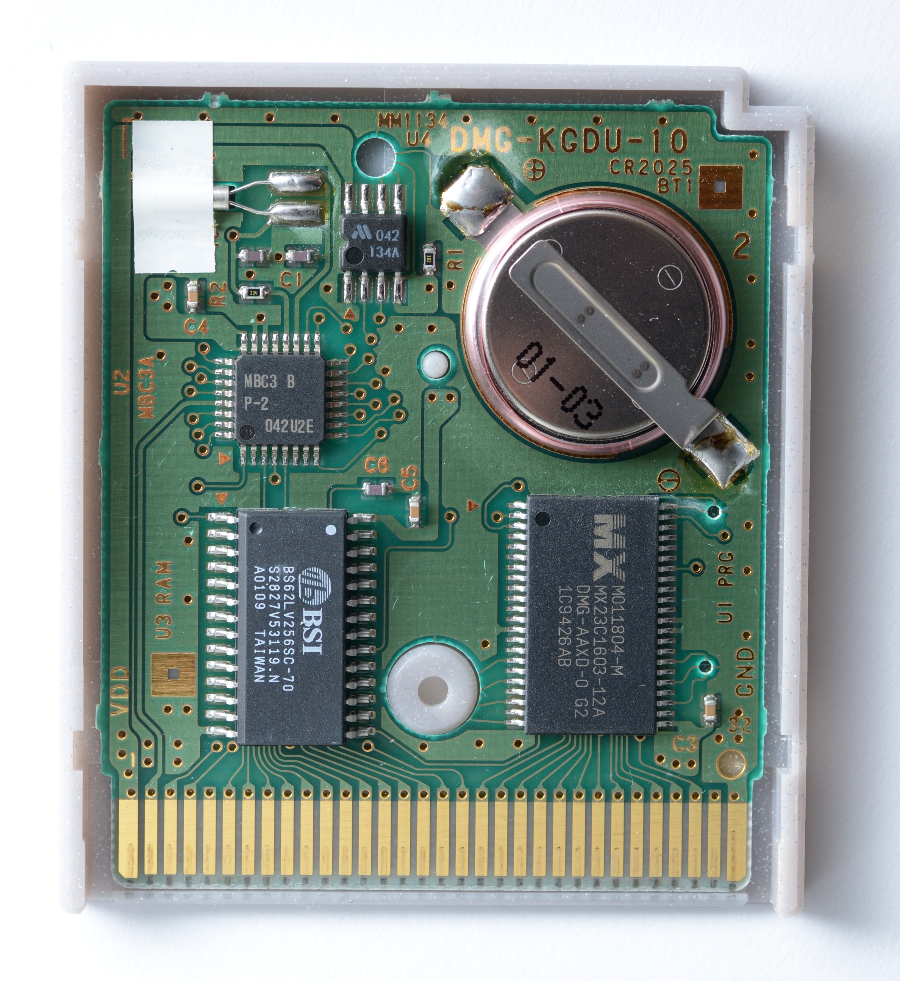 Batterietausch Game Boy Color Modul