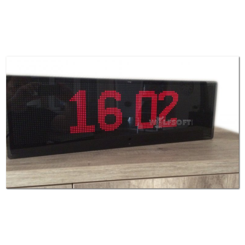 rpi2DMD Clock "big" black