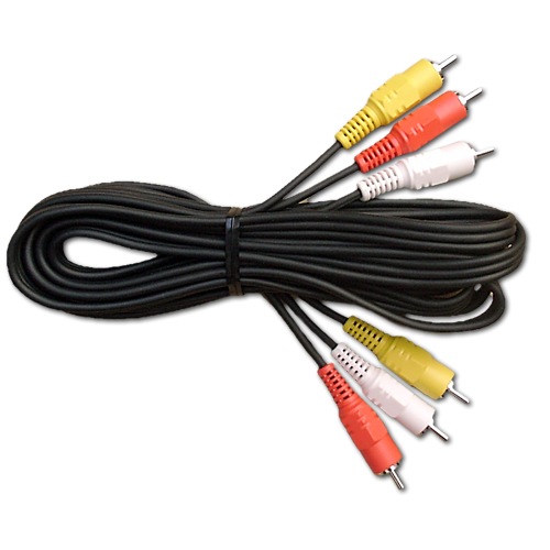 Kabel A/V 3xCinch 2m