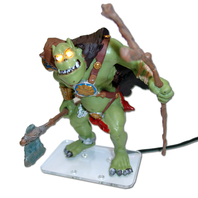 Troll with yellow Leds for Medieval Madness Pinball