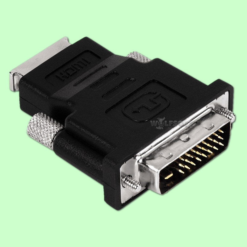 HDMI weibl. -> DVI-D Stecker Adapter
