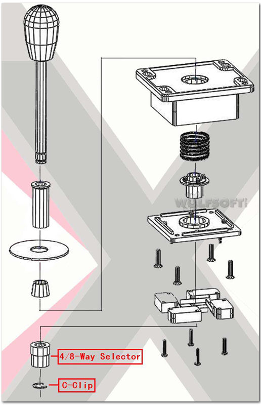Arcade Joystick & Buttons Bundle 2 (X-Arcade)