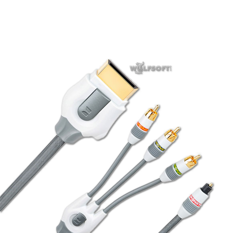 Monster GL: Component Video YUV XBOX 360 mit optischen Output