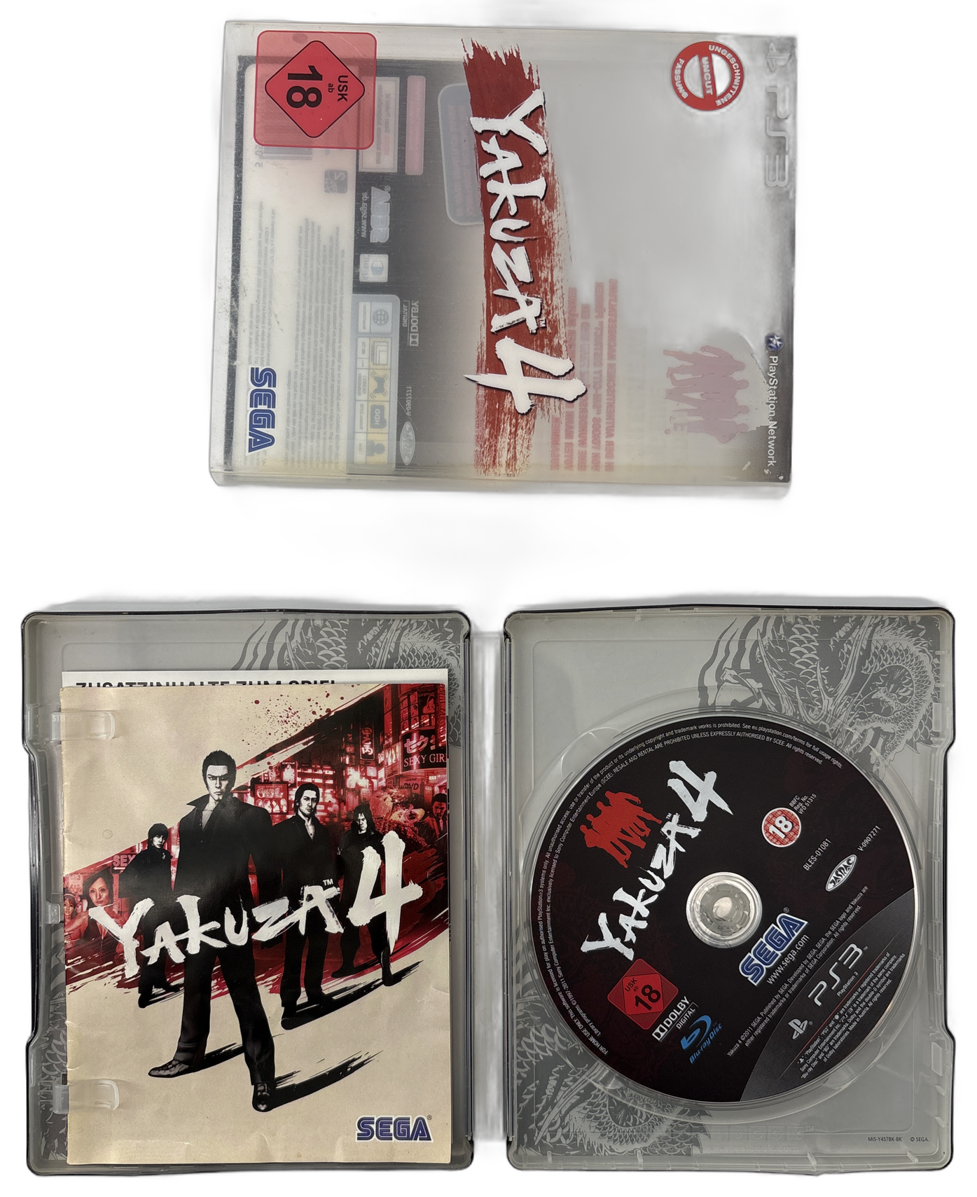 Yakuza 4 (PlayStation 3) — komplett, Zustand B