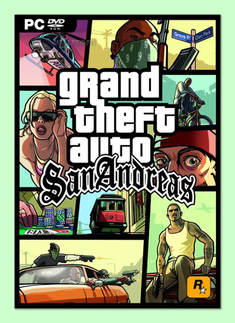 Grand Theft Auto - San Andreas PS2 gebr.