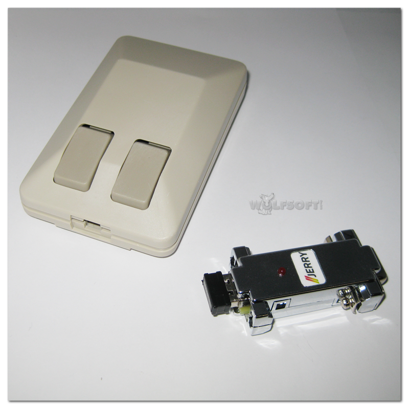 Amiga Tank Maus optical wireless PC und Adapter für Amiga Betrieb