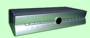 4-fach SCART Umschalter CONTROL CENTER (fernbedienbar,GEBRAUCHT,RGB-tauglich)