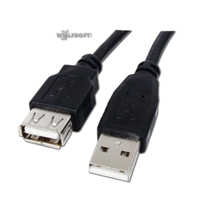 USB Verlängerung 3m schwarz