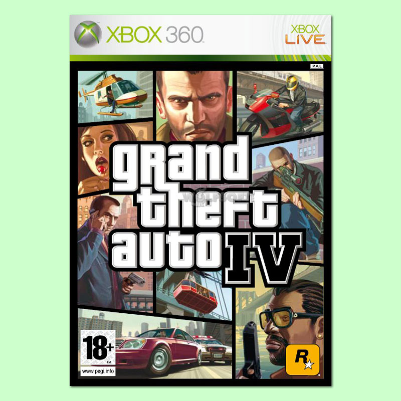 Grand theft Auto 4 UNCUT (GTA) (XBox360)