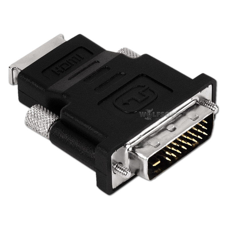 HDMI weibl. -> DVI-D Stecker Adapter
