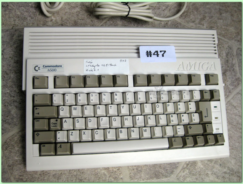 Amiga 600 Furia Turbo Karte recap, CF Adapter 4GB WHDLoad #47