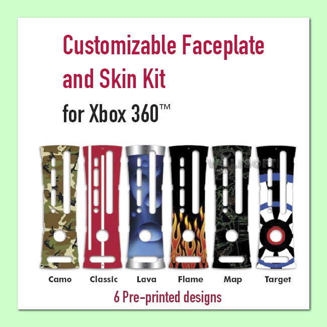 XBOX 360 - Faceplate zum Selbstdesign GAME FACE 360