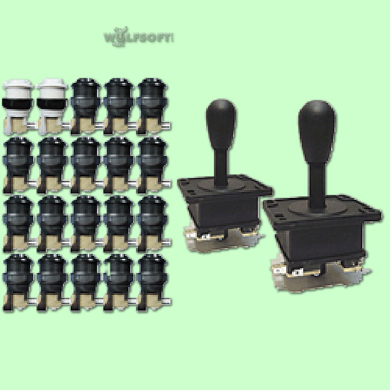 Arcade Joystick & Buttons Bundle 2 (X-Arcade)