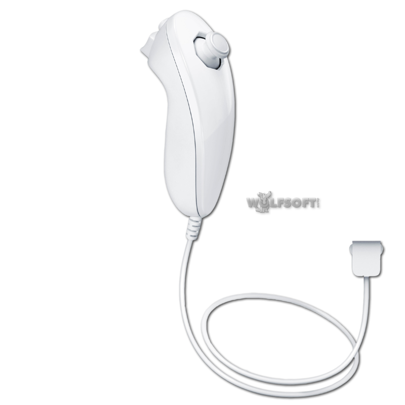 Wii  Nunchuck Controller (white)