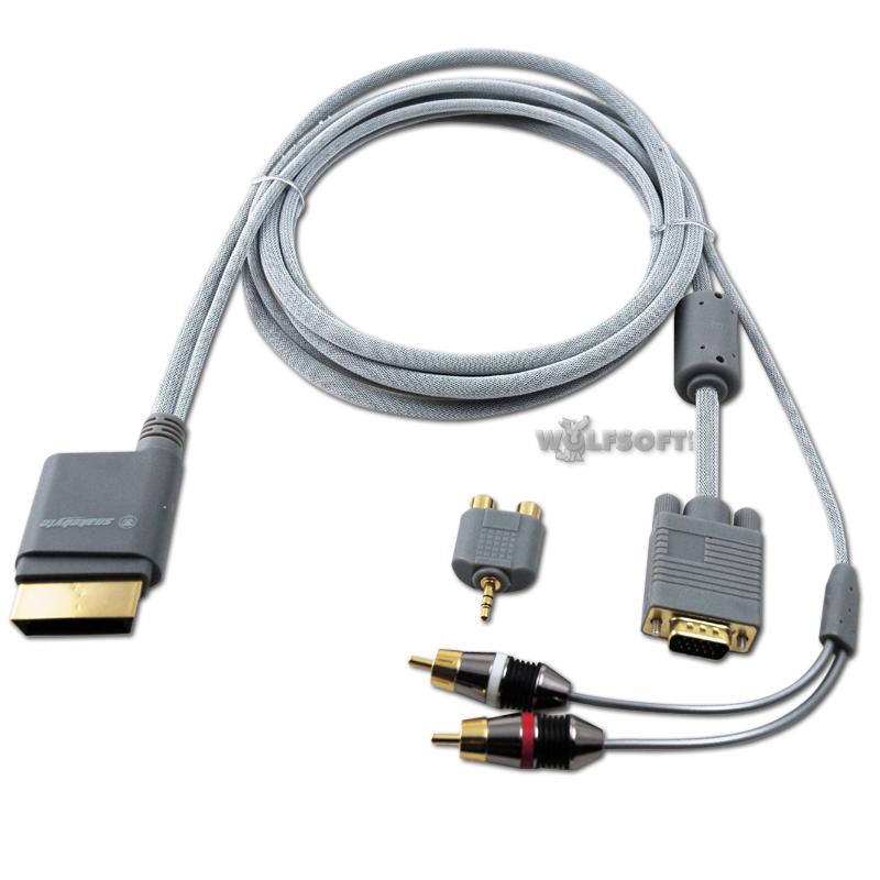 XBOX 360 PREMIUM VGA Kabel incl.  5.1 Opticalout & Cinch Out SNAKEBYTE