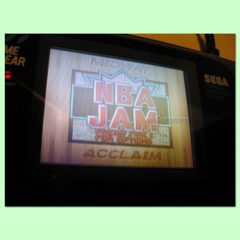 GameGear Display Tausch mit Hintergrundbeleuchtung