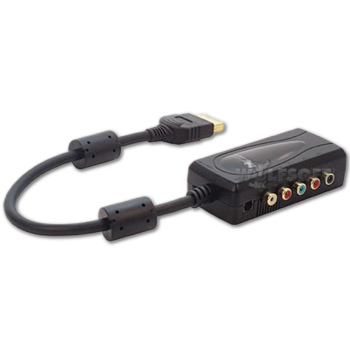 Xbox Componenten Adapter (YUV) mit vergoldeten Steckern