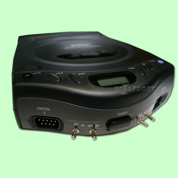 Sega MultiMega Mod: Language & 50/60Hz incl. CD Kompatibilität