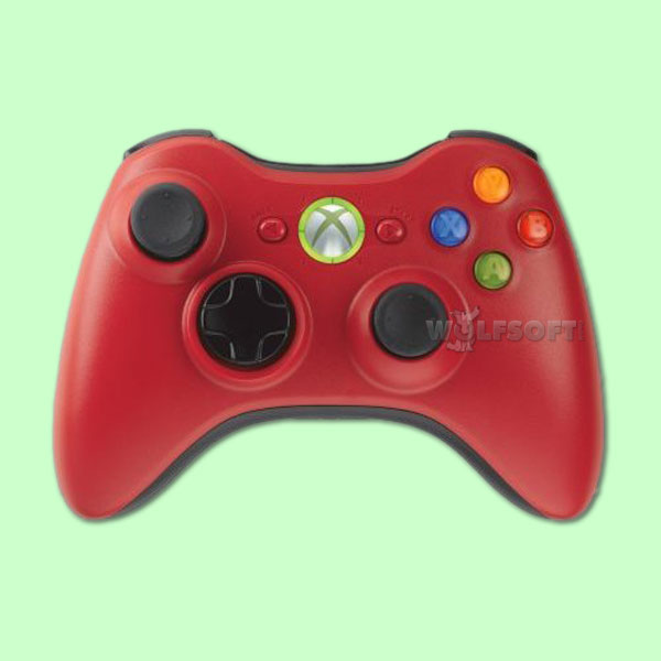 XBOX 360 Wireless Controller rot (inkl Play&Charge Kit)