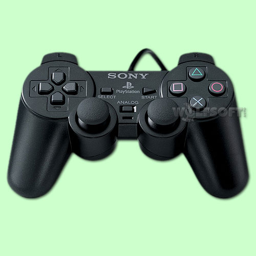 Playstation 2 Original Controller Dual Shock (Schwarz) neu
