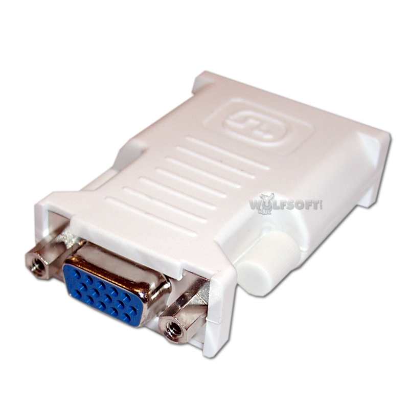VGA DVI-I Adapter, ( HD15 weiblich auf 24+5 männlich)