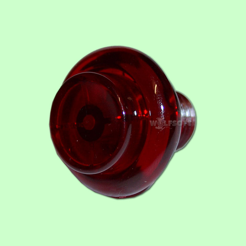 Flipperbutton red transparent