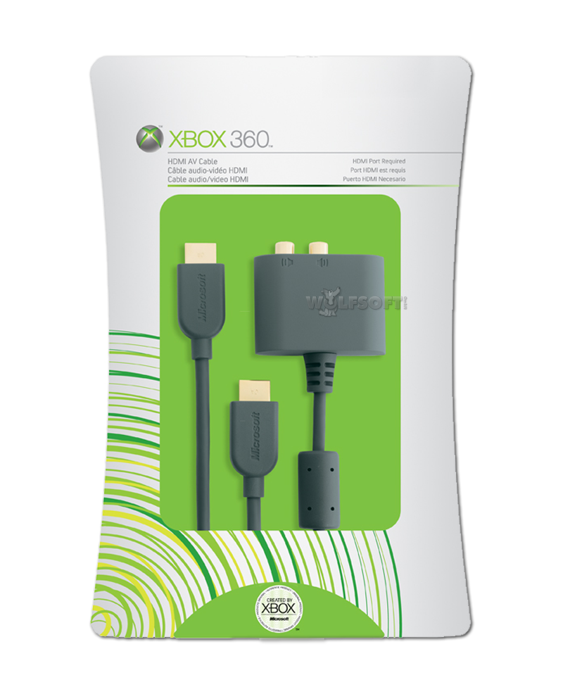 Xbox 360 HDMI AV Cable