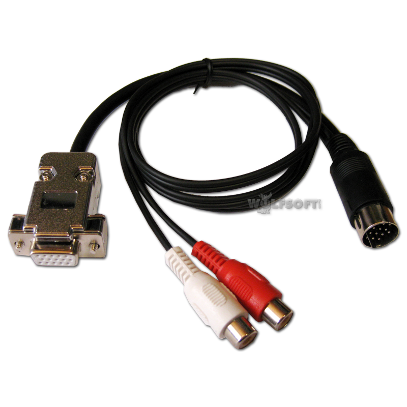Kabel Atari ST -> VGA Kabel 640x400 High Res