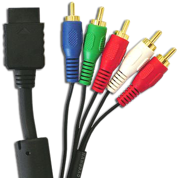 Component Cable inkl. Audio out  PS2 / PS3 2m (YUV)