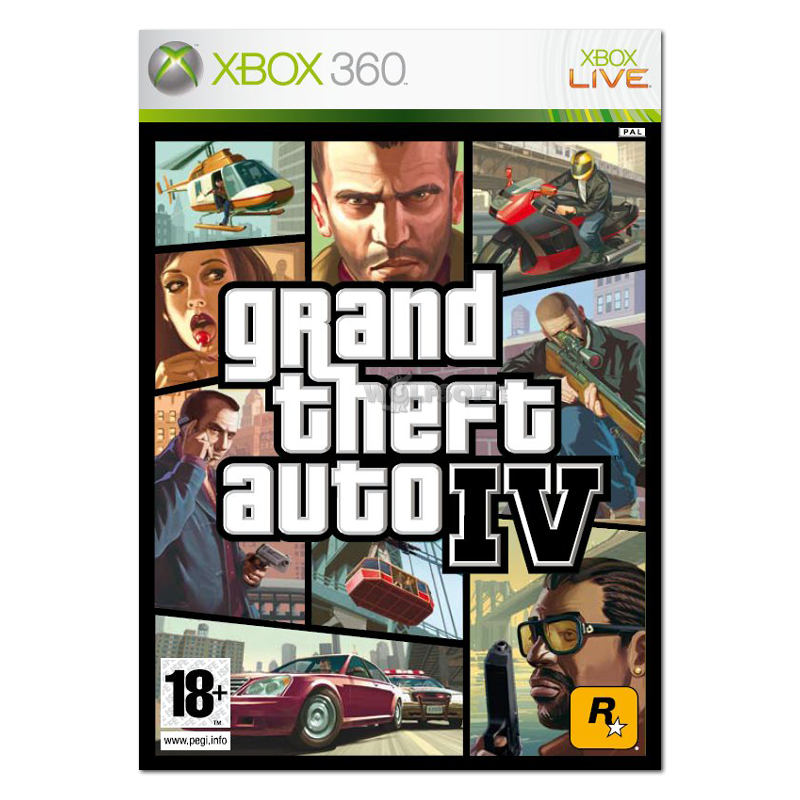 Grand theft Auto 4 UNCUT (GTA) (XBox360)