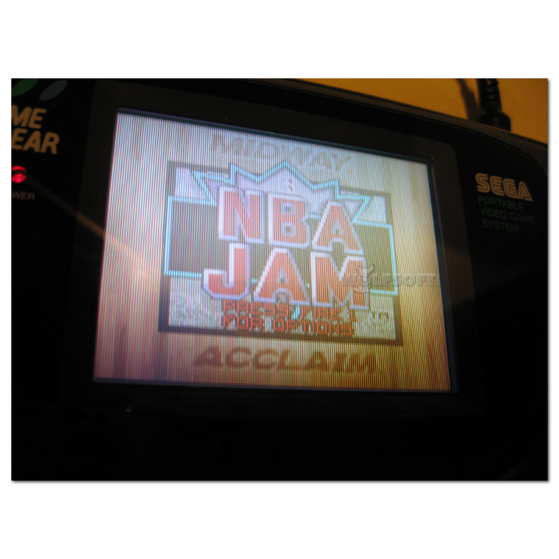 GameGear Display Tausch mit Hintergrundbeleuchtung
